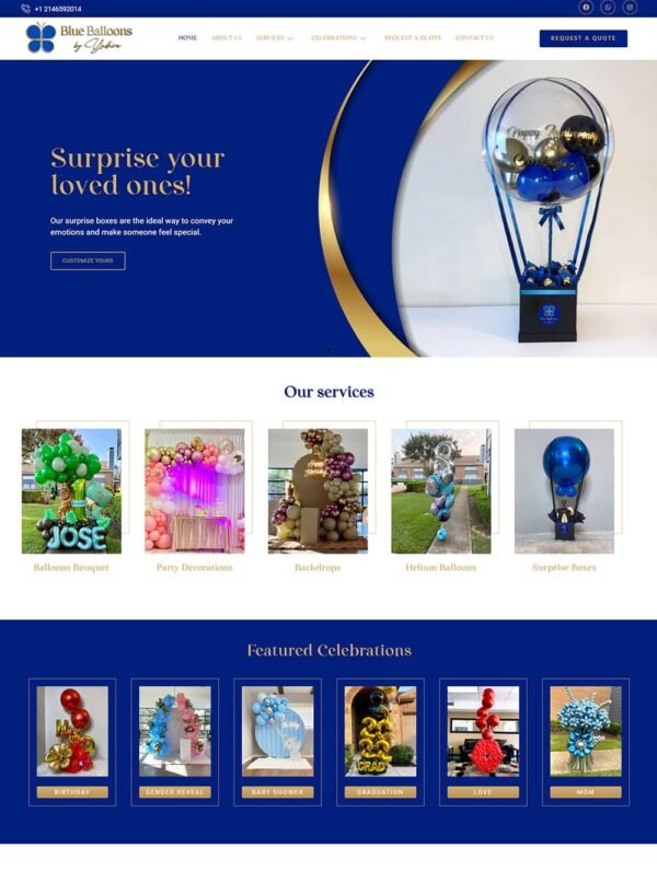 Blue Balloons