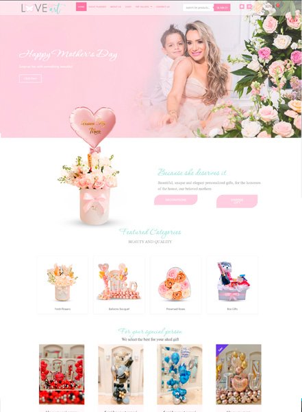 Love of art by NK Balloons web